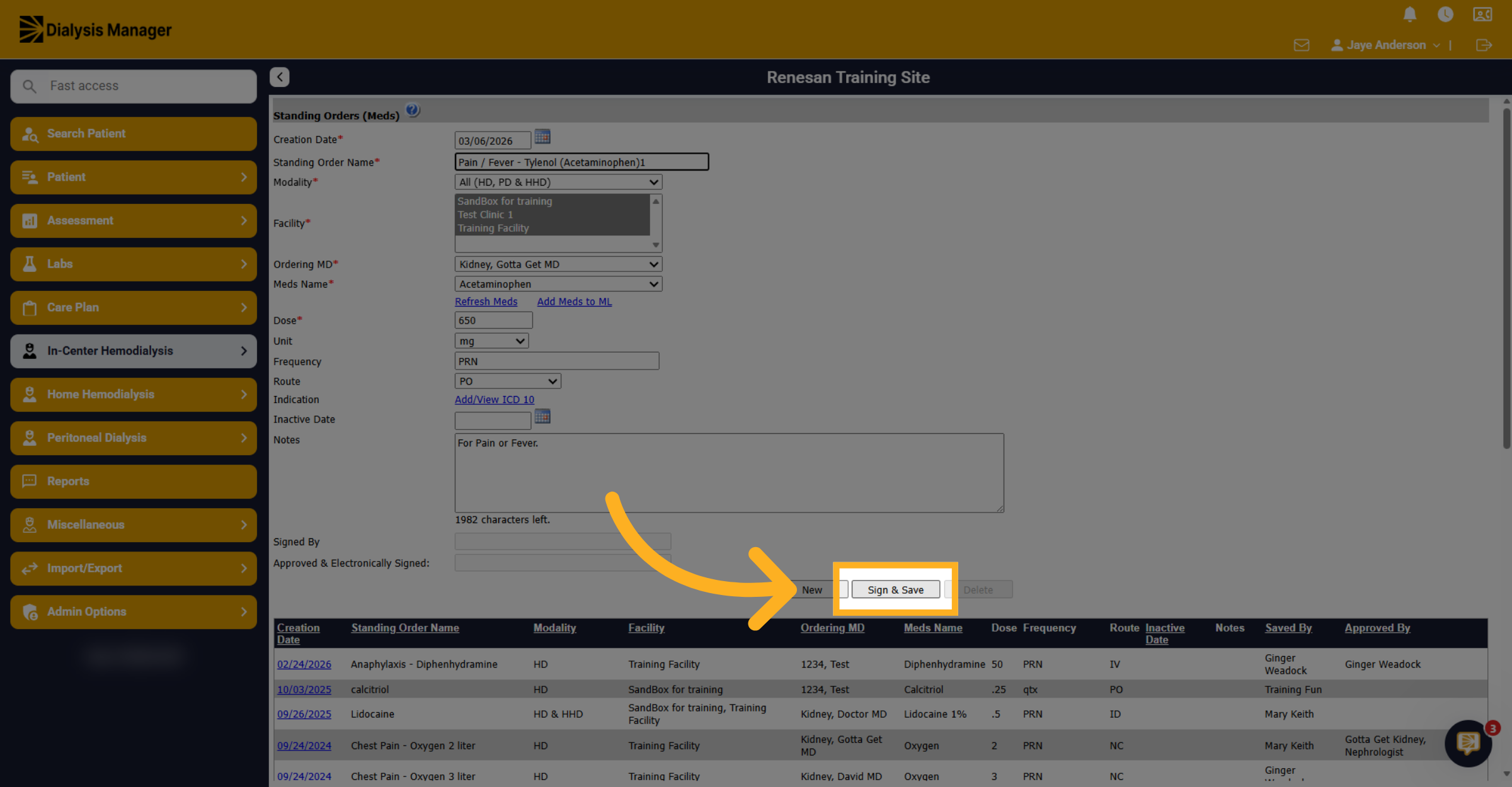 Finalize By Signing And Saving