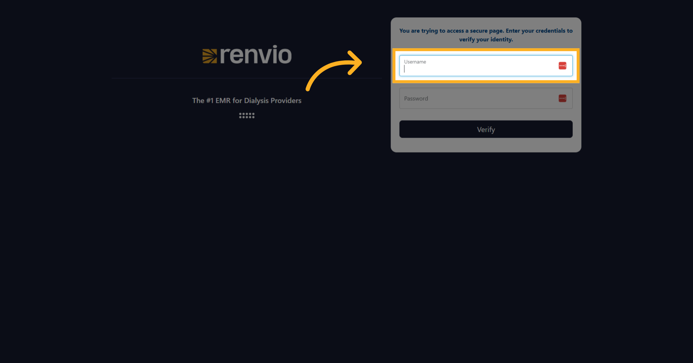 Click 'Username'