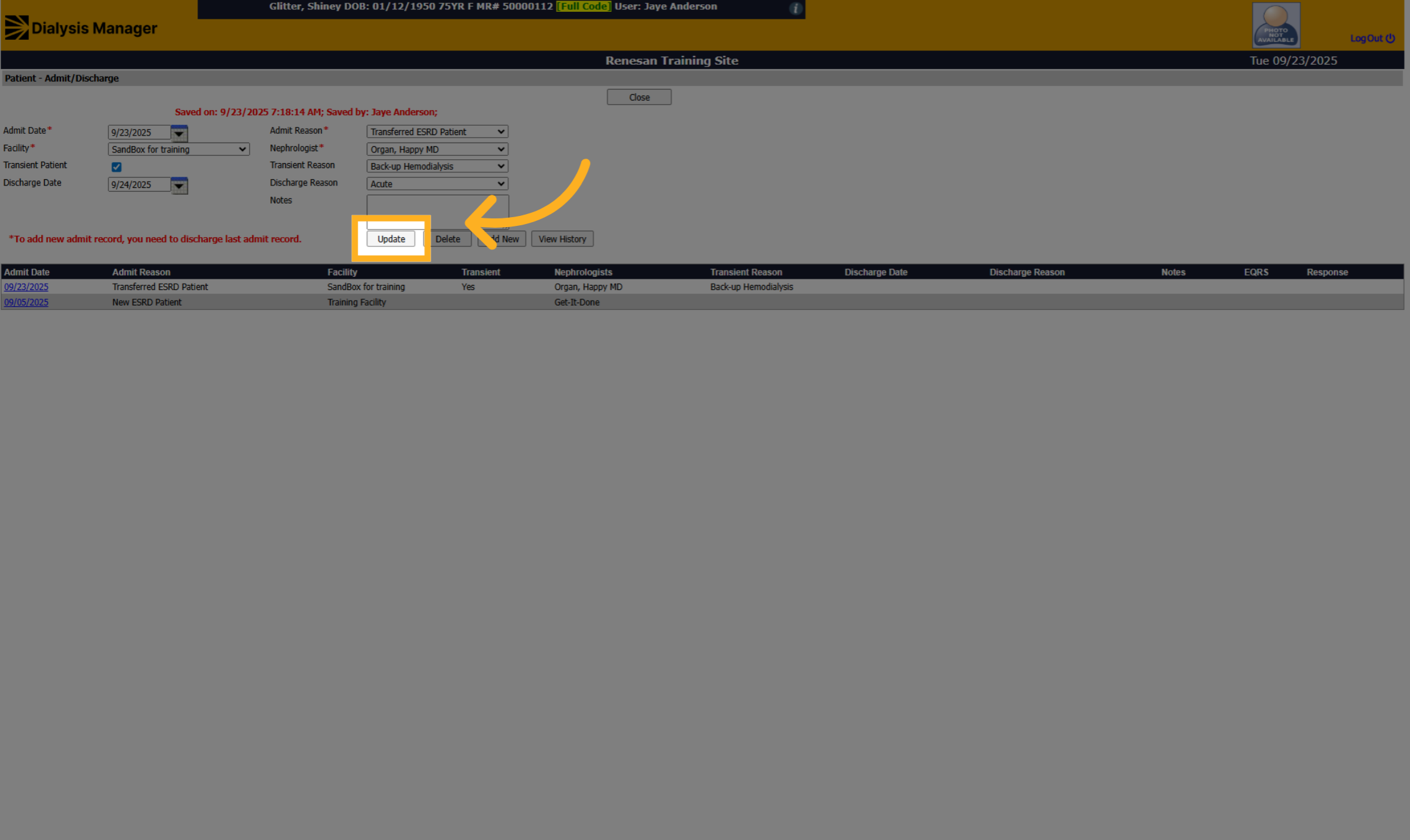 Click 'Update'