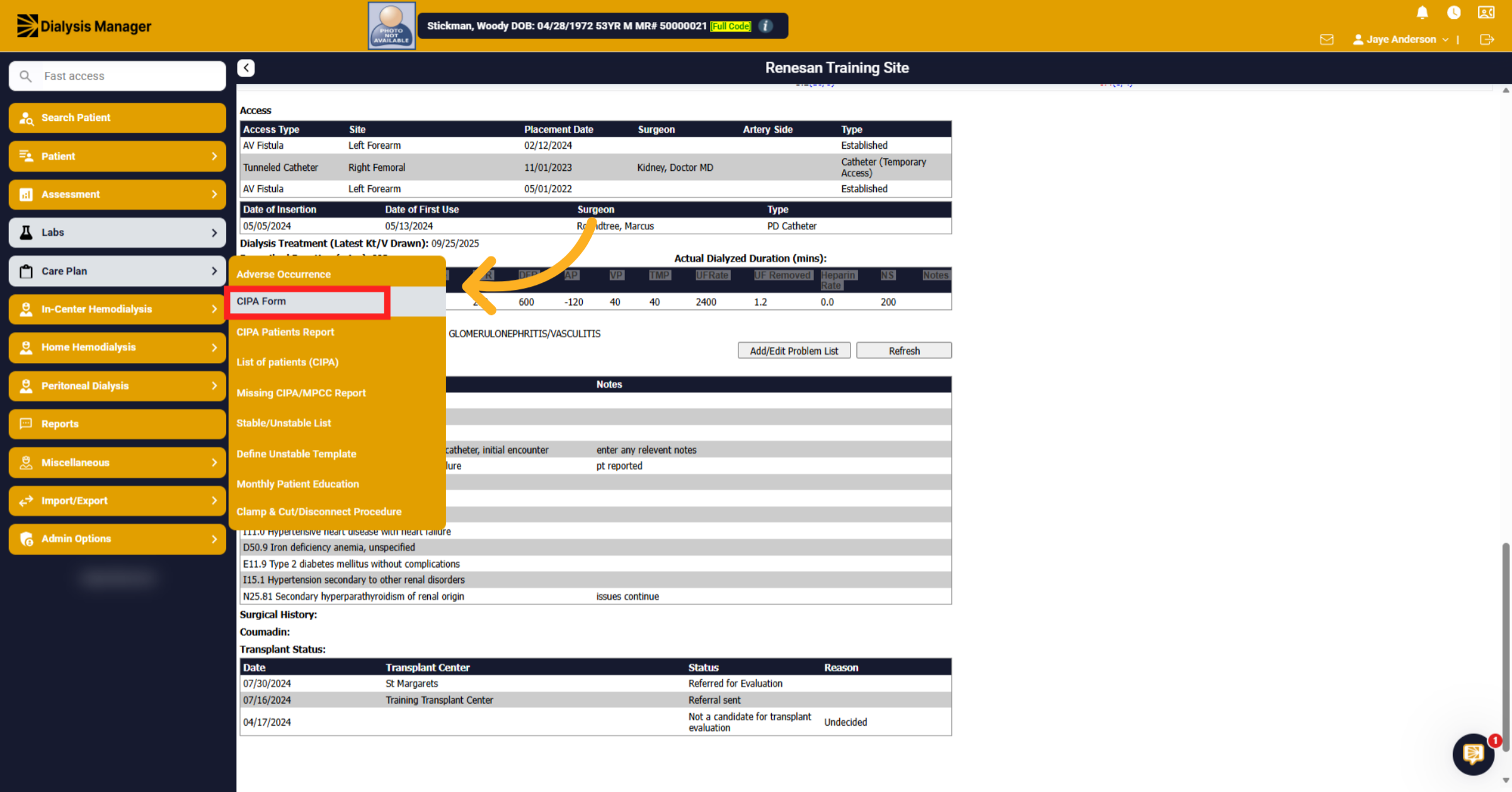 Open CIPA Form