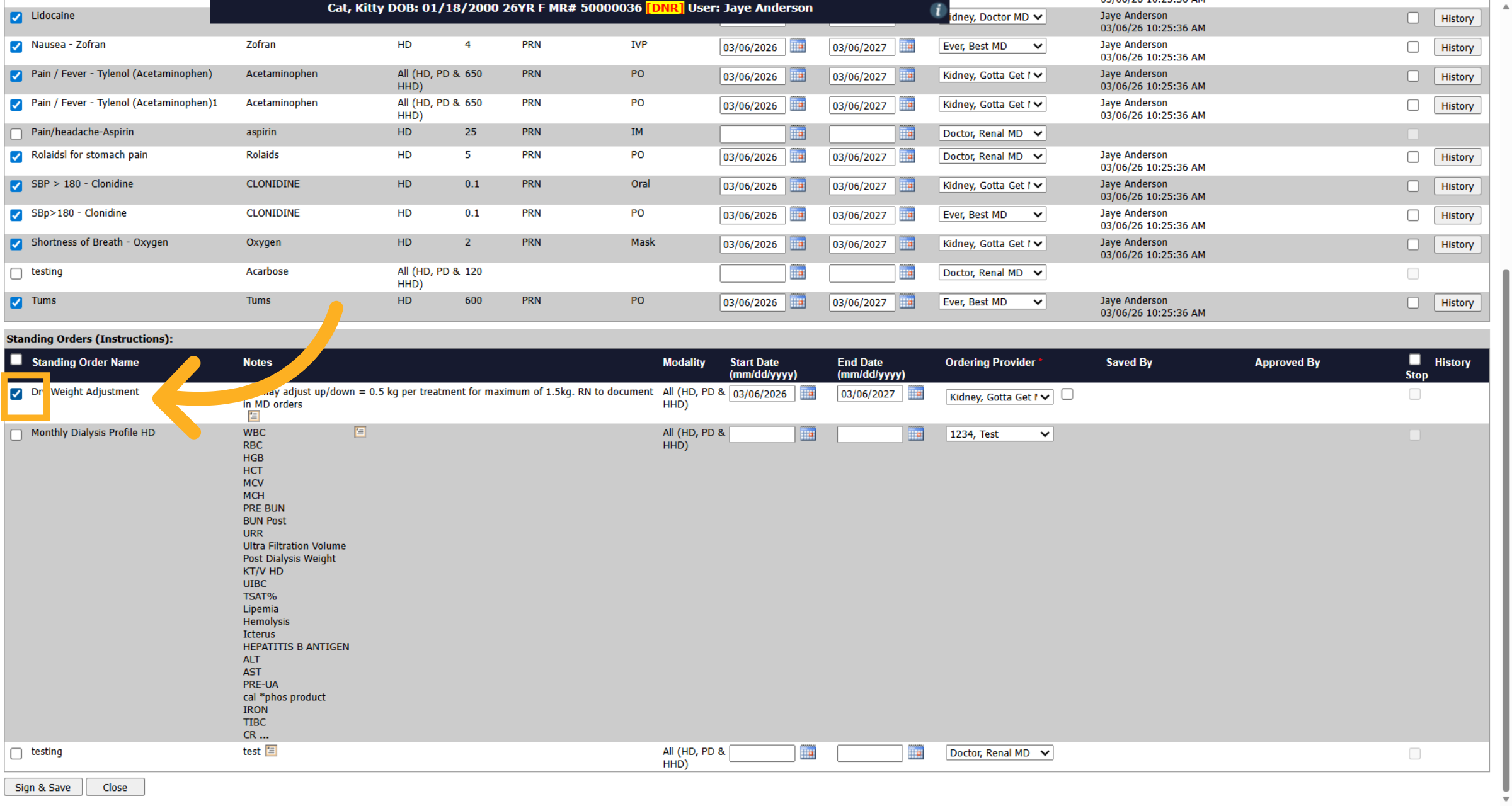 Select Specific Instruction