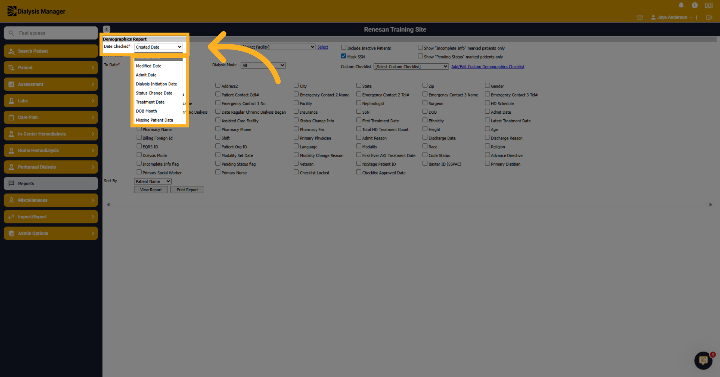 Select Date Filters
