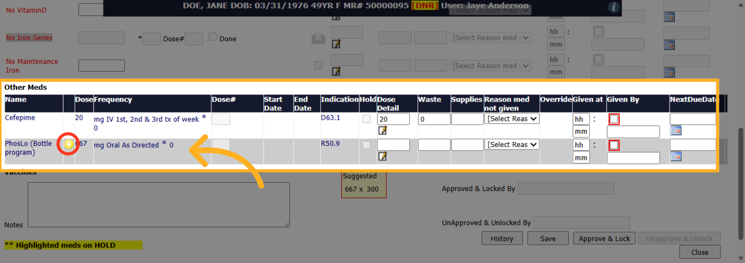 Locate Bottle Program Med