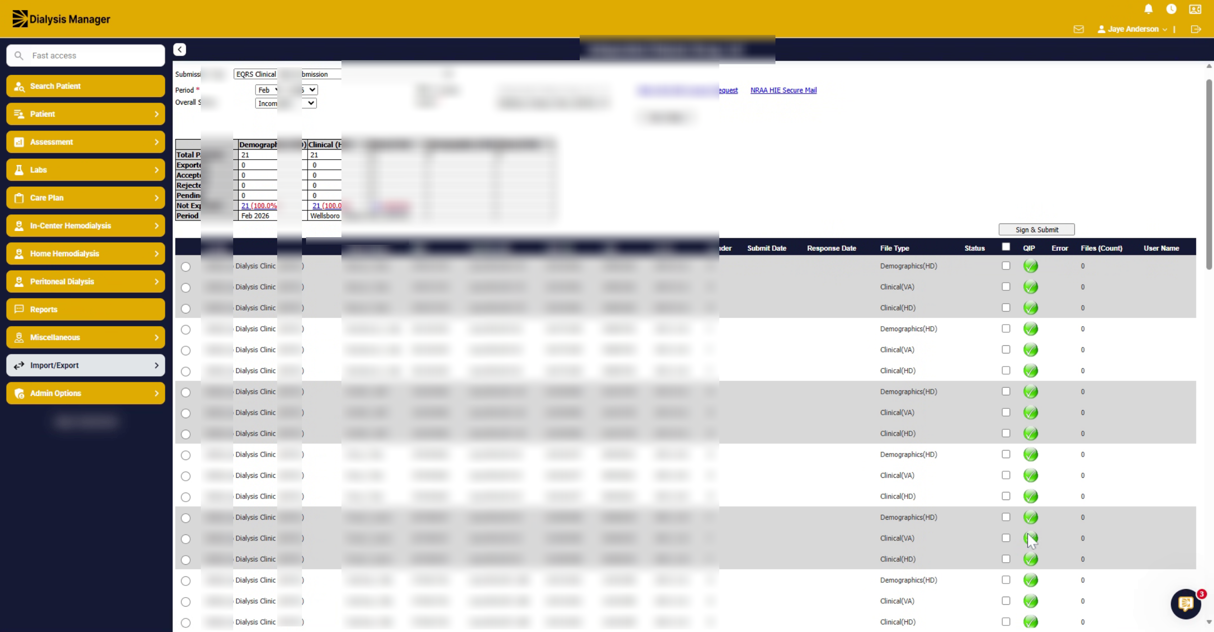 Verify QIP Information Status (2)