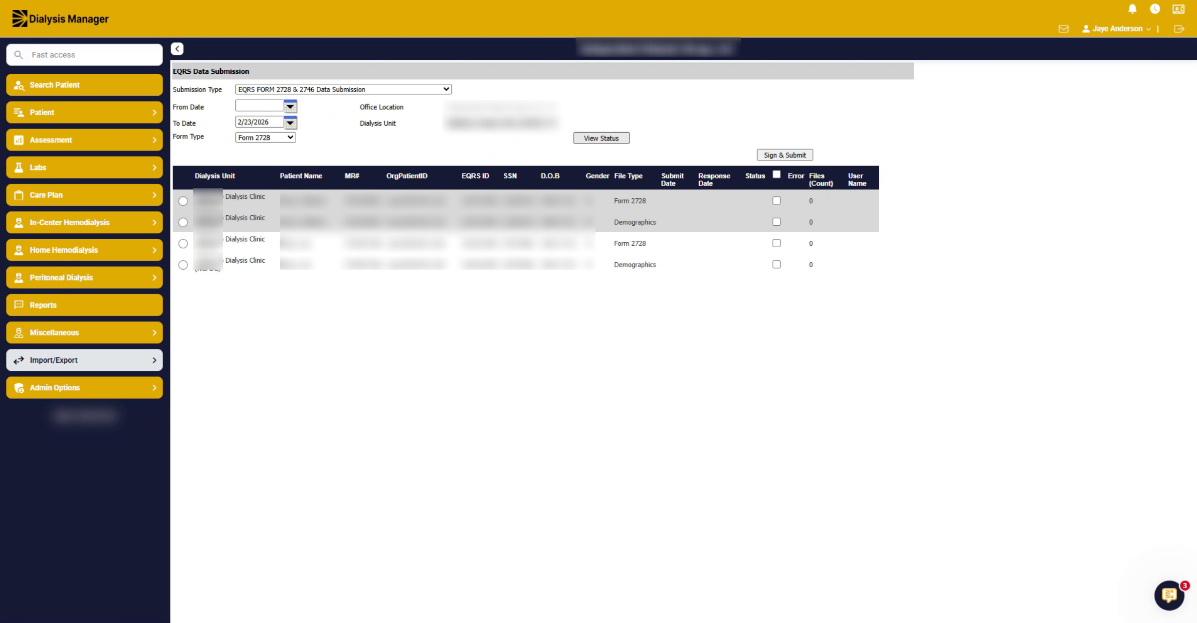 Select And Submit Forms