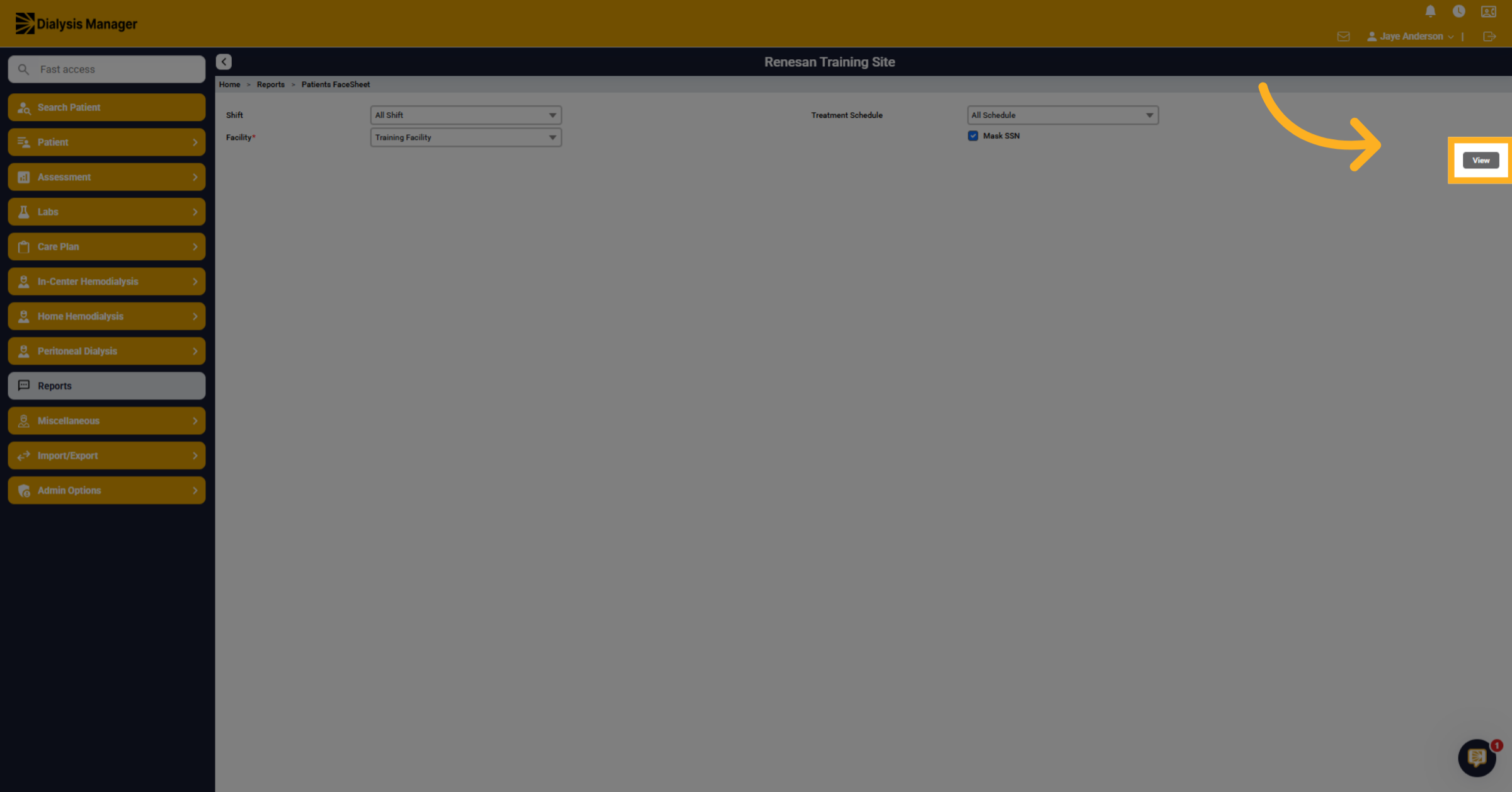 Open Face Sheet View