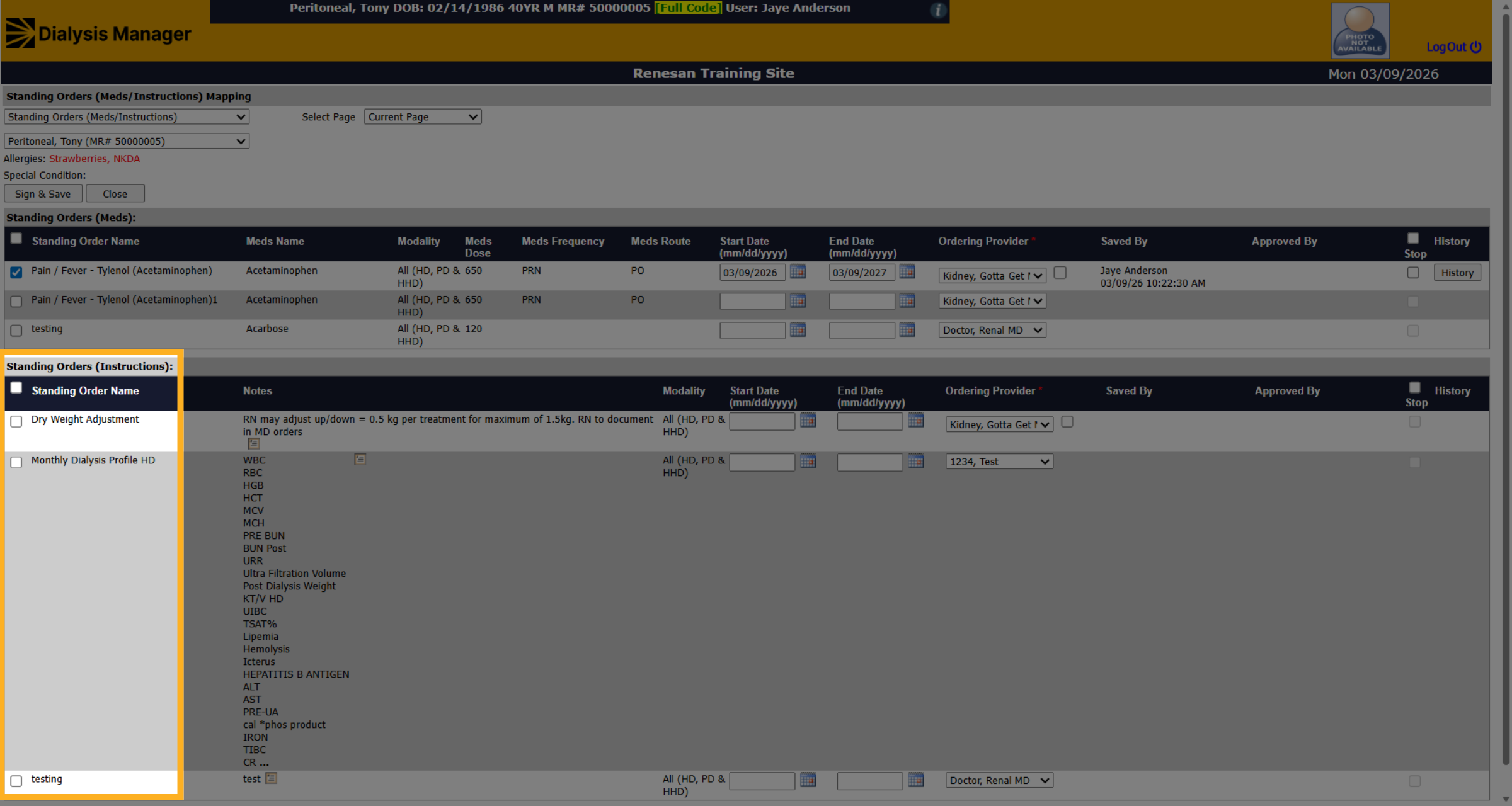 Toggle Stop Selection