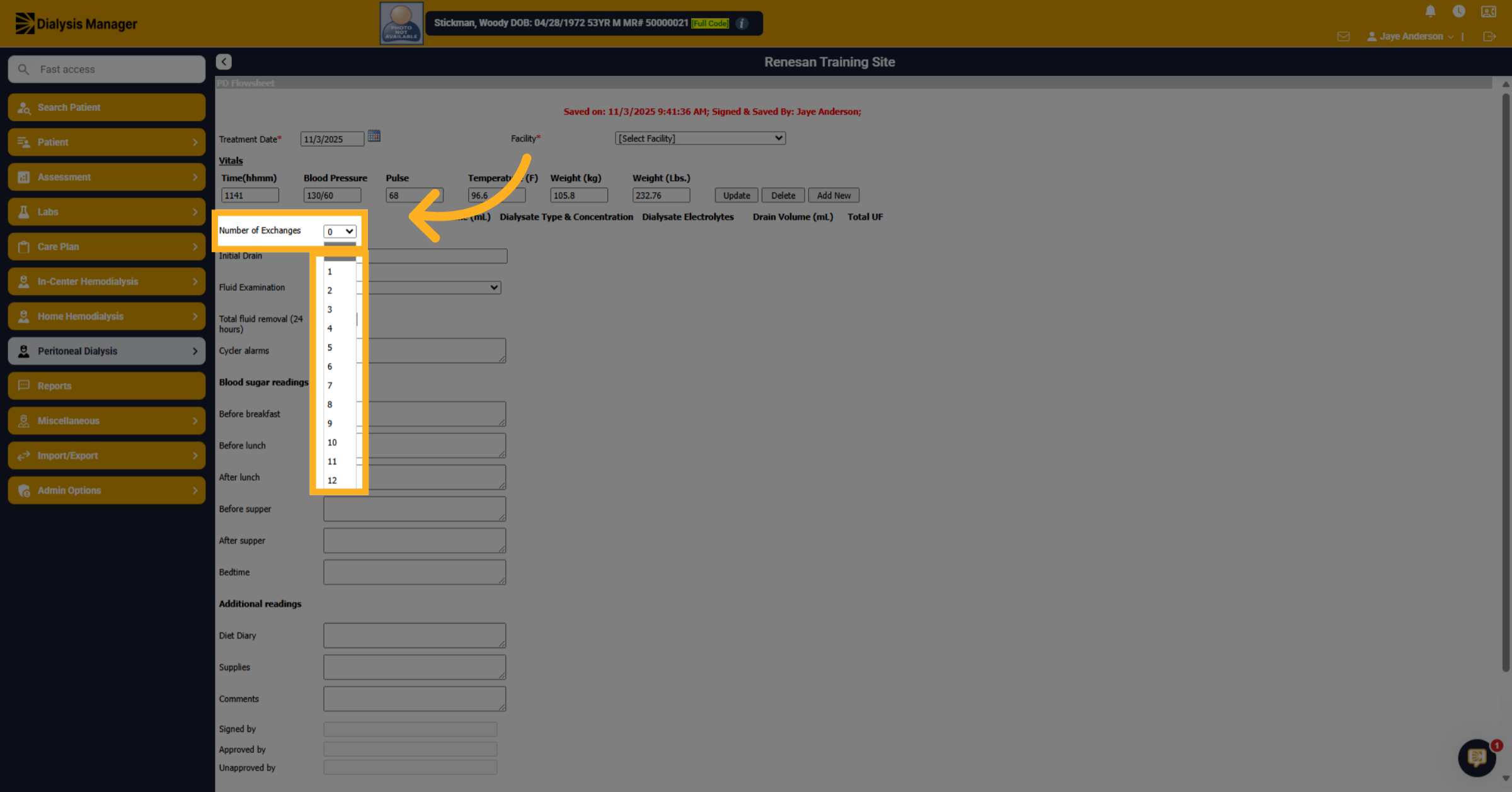 Select Numeric Option