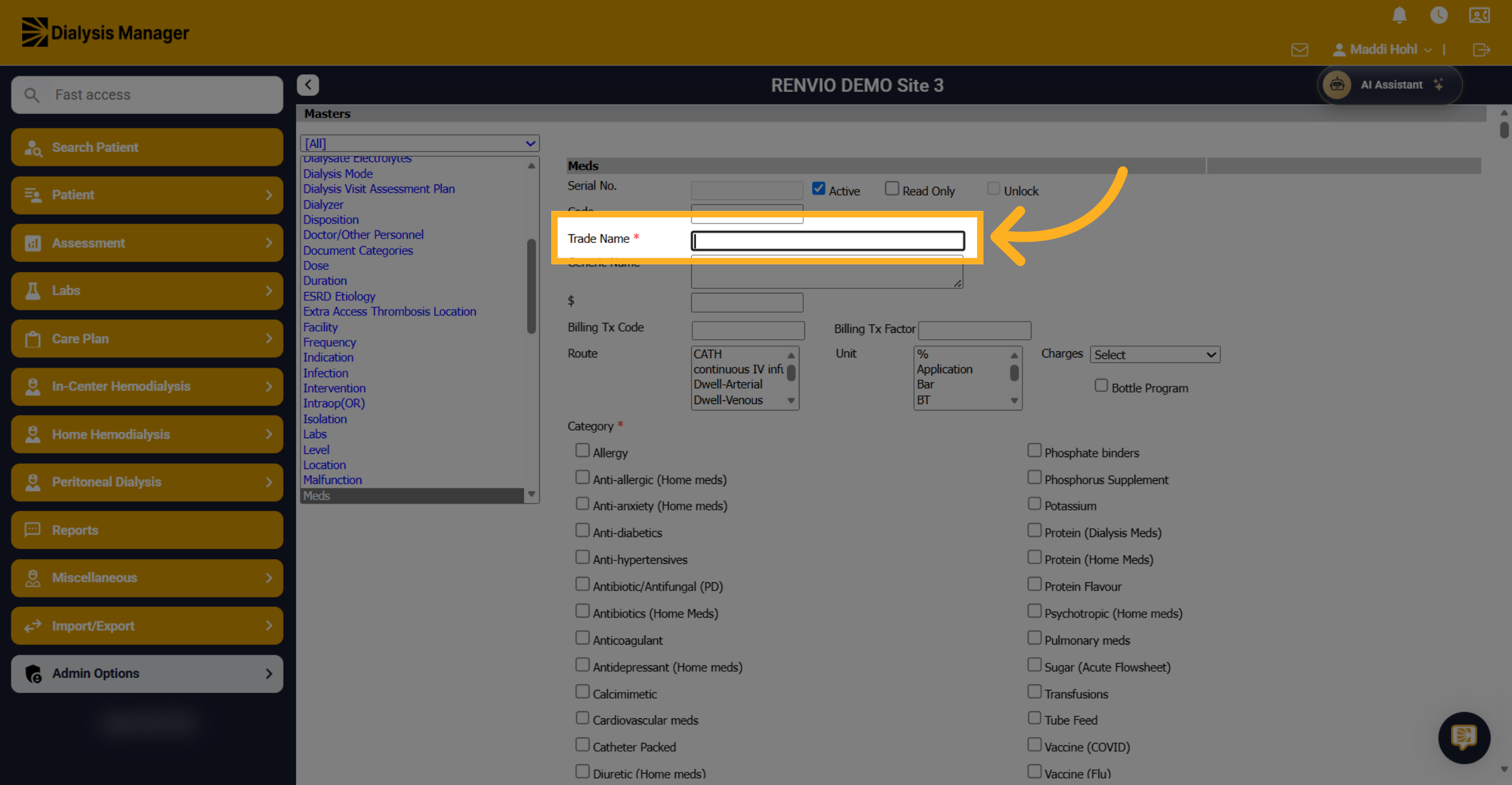 Enter Trade Name