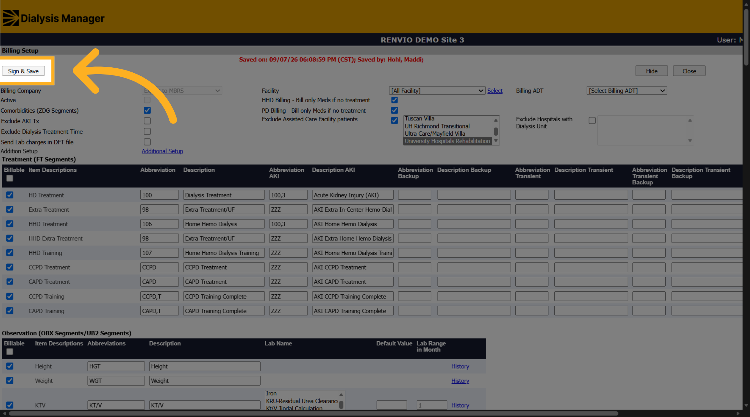 Finalize Billing Setup
