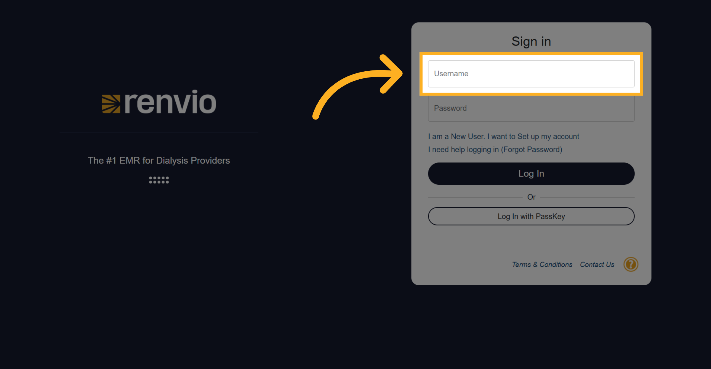 Enter Username