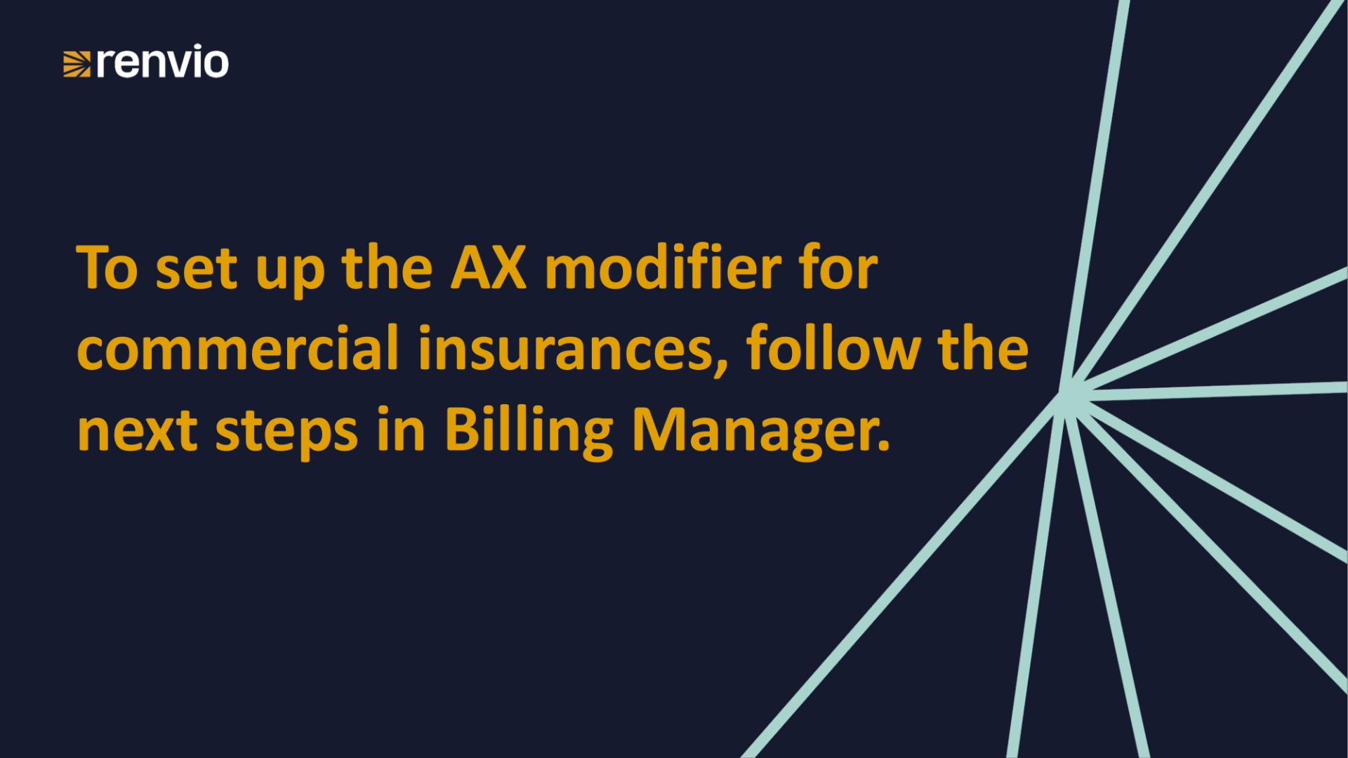 Set up AX for Commercials in Billing Manager