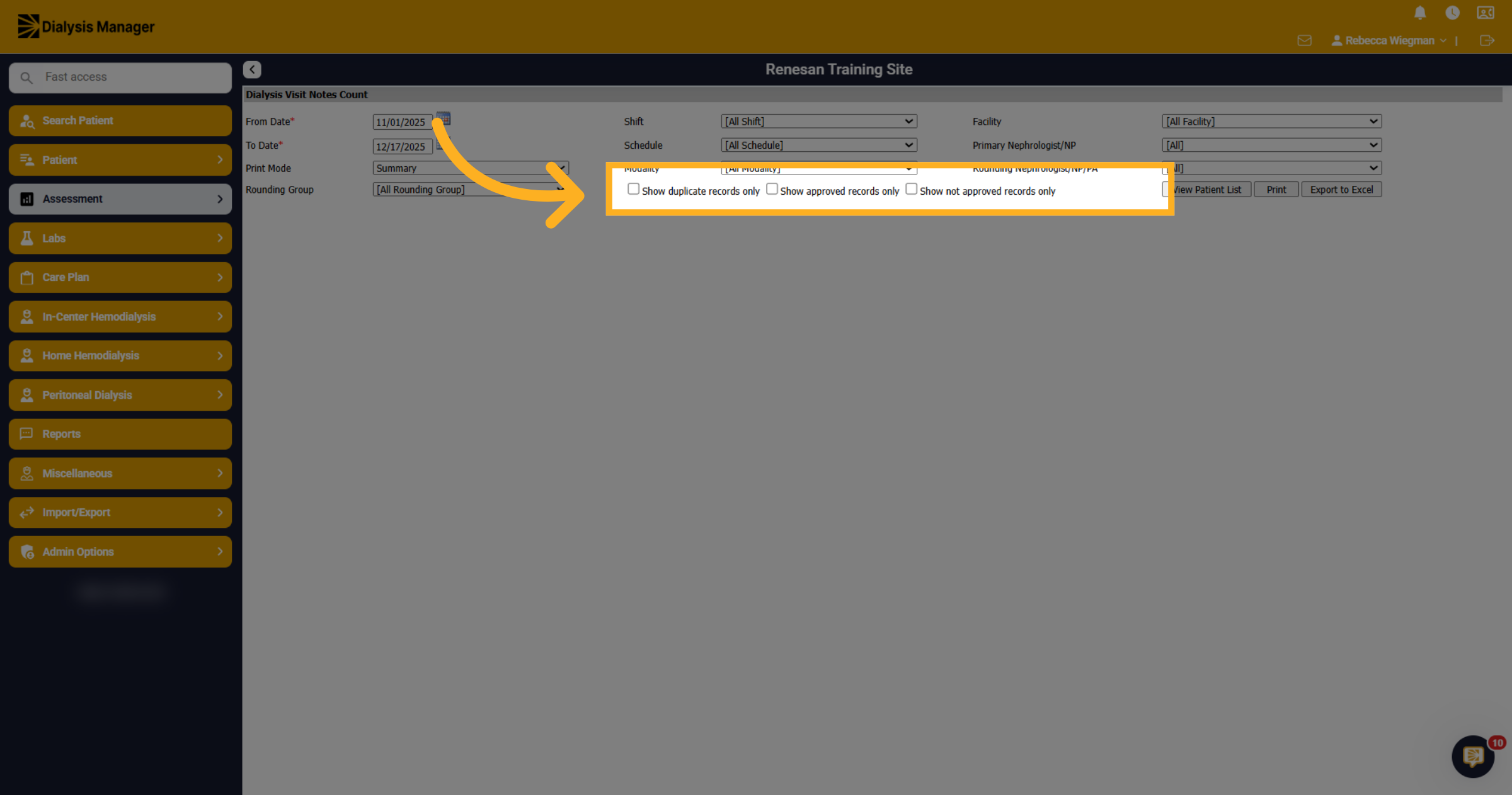 Additional filters