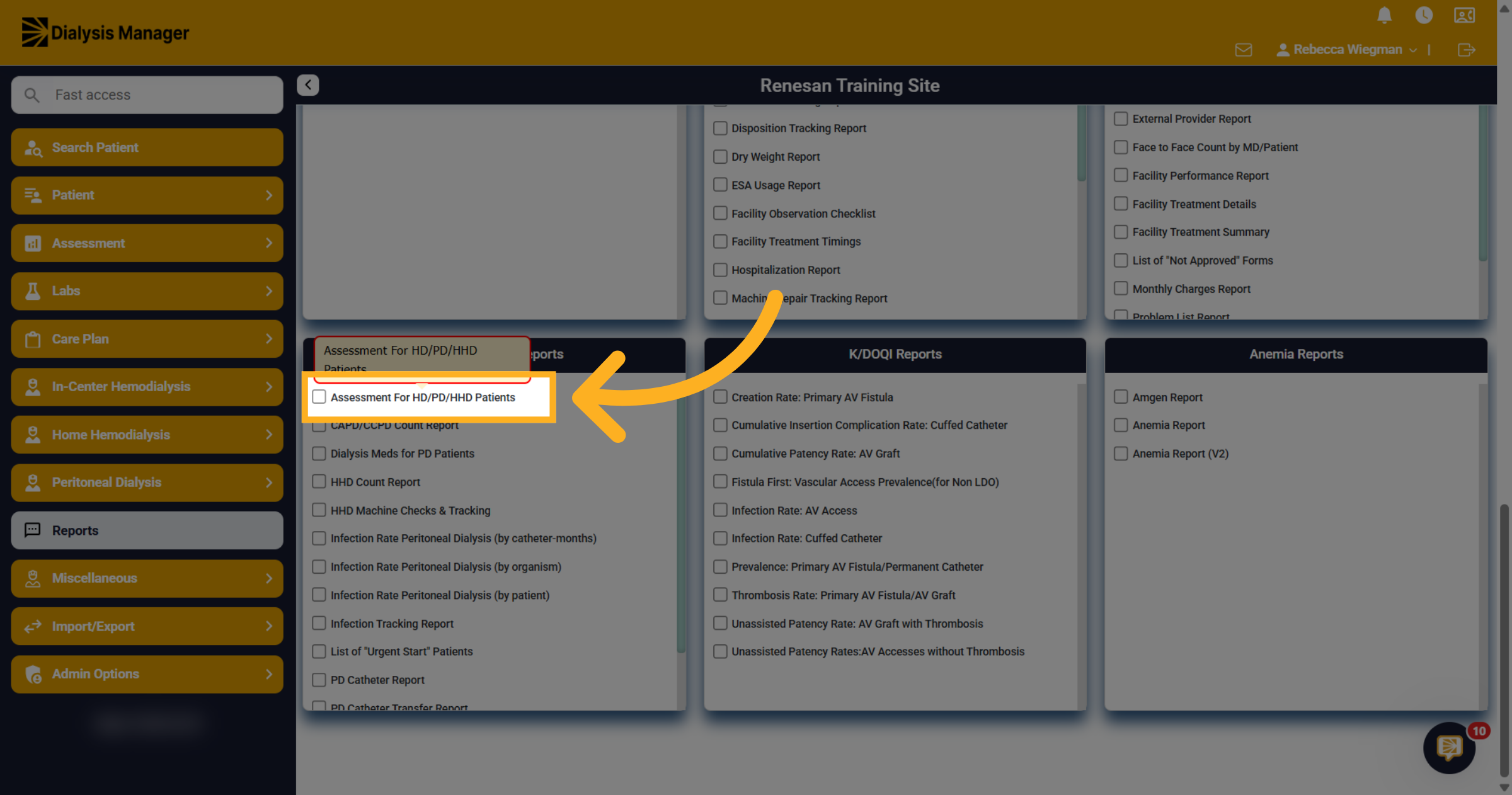 Select Assessment Report