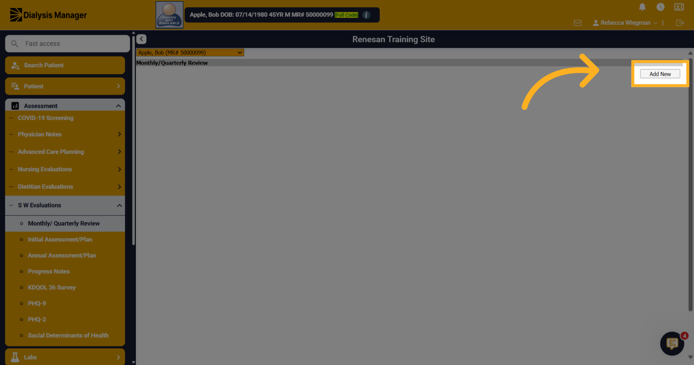 Click 'Add New'