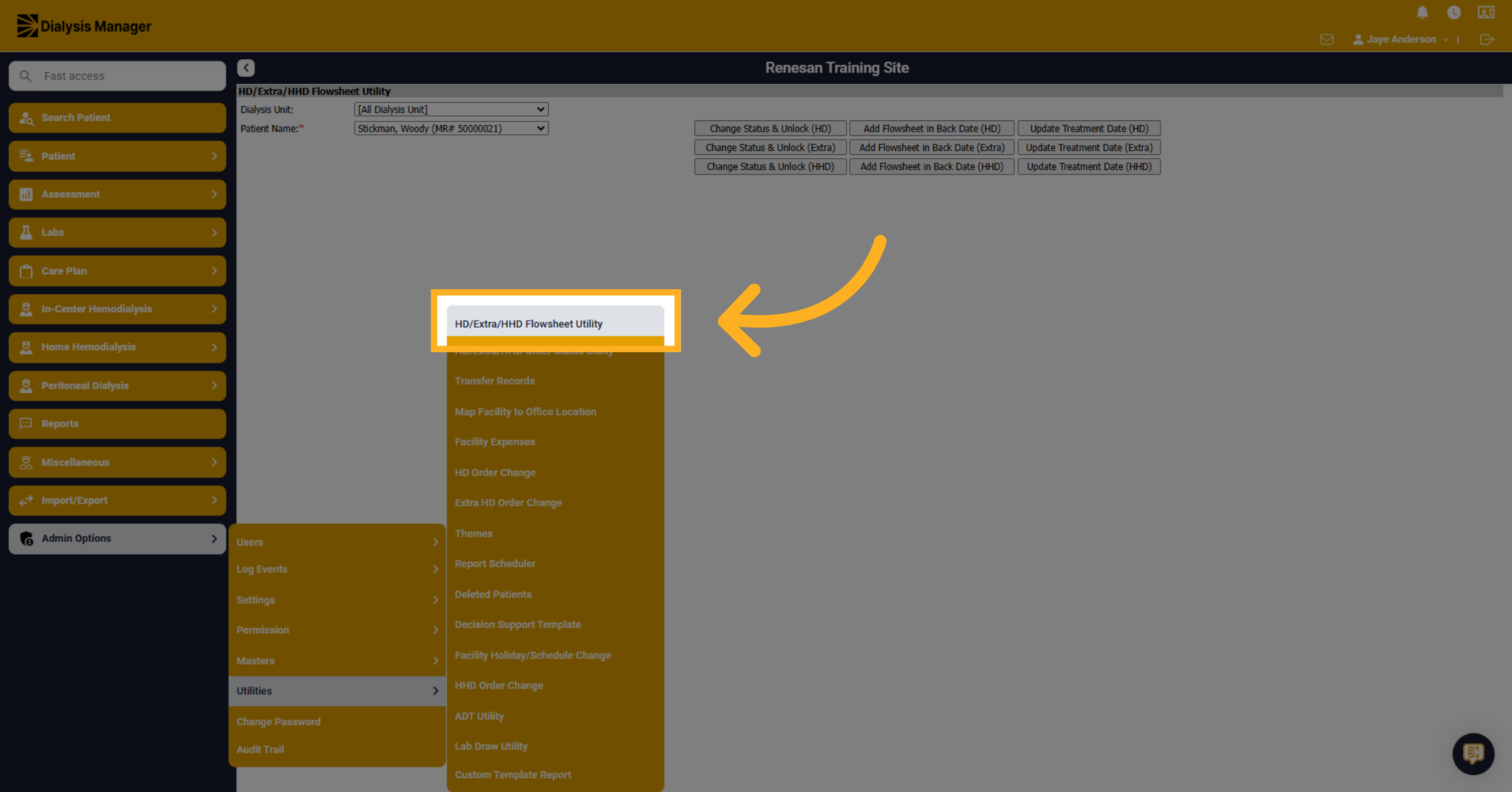 Unlocking a flowsheet