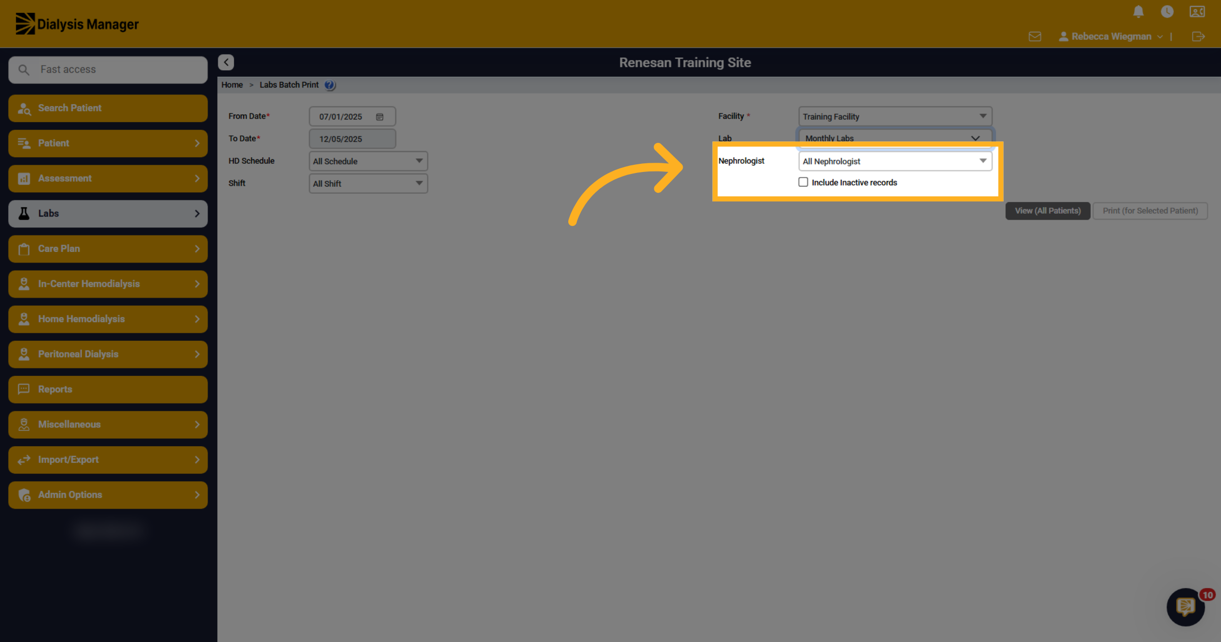 Enable Inactive Records