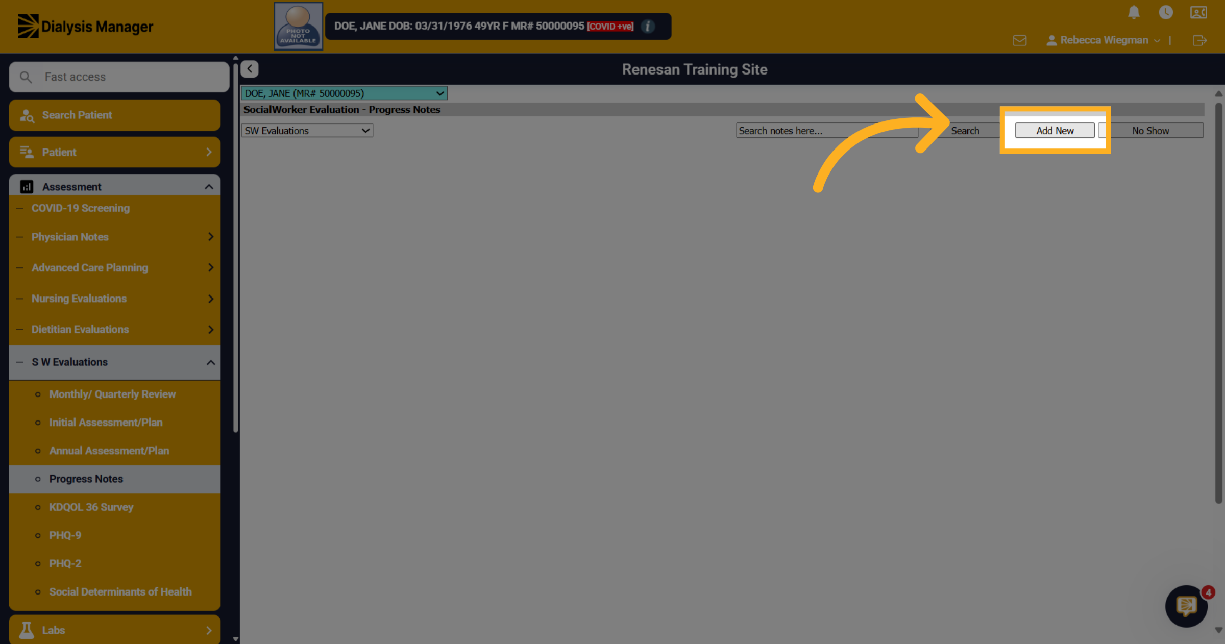 Click 'Add New'