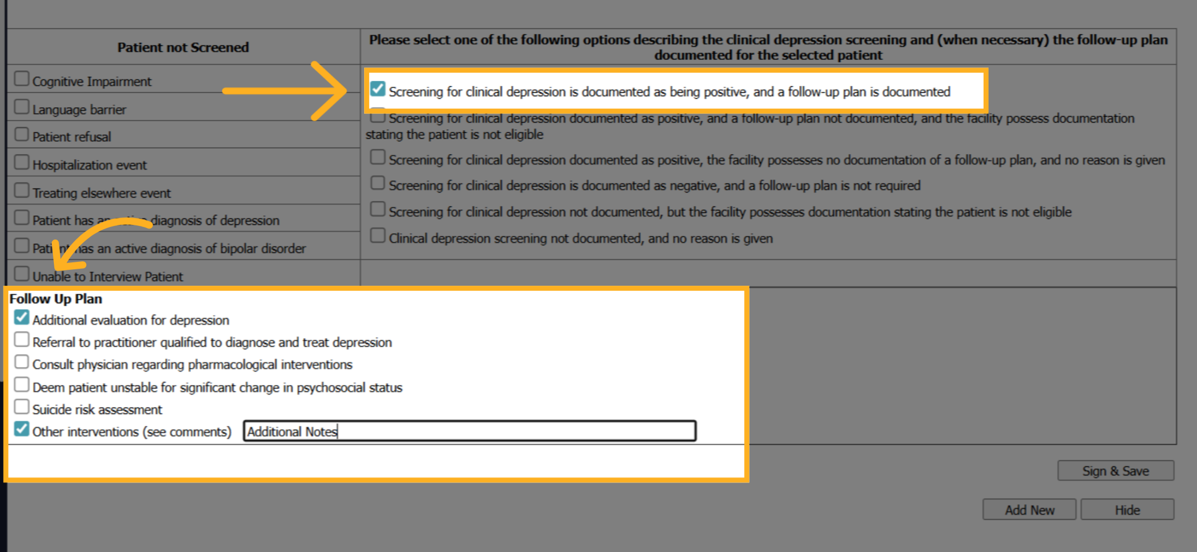 Depressed with Document