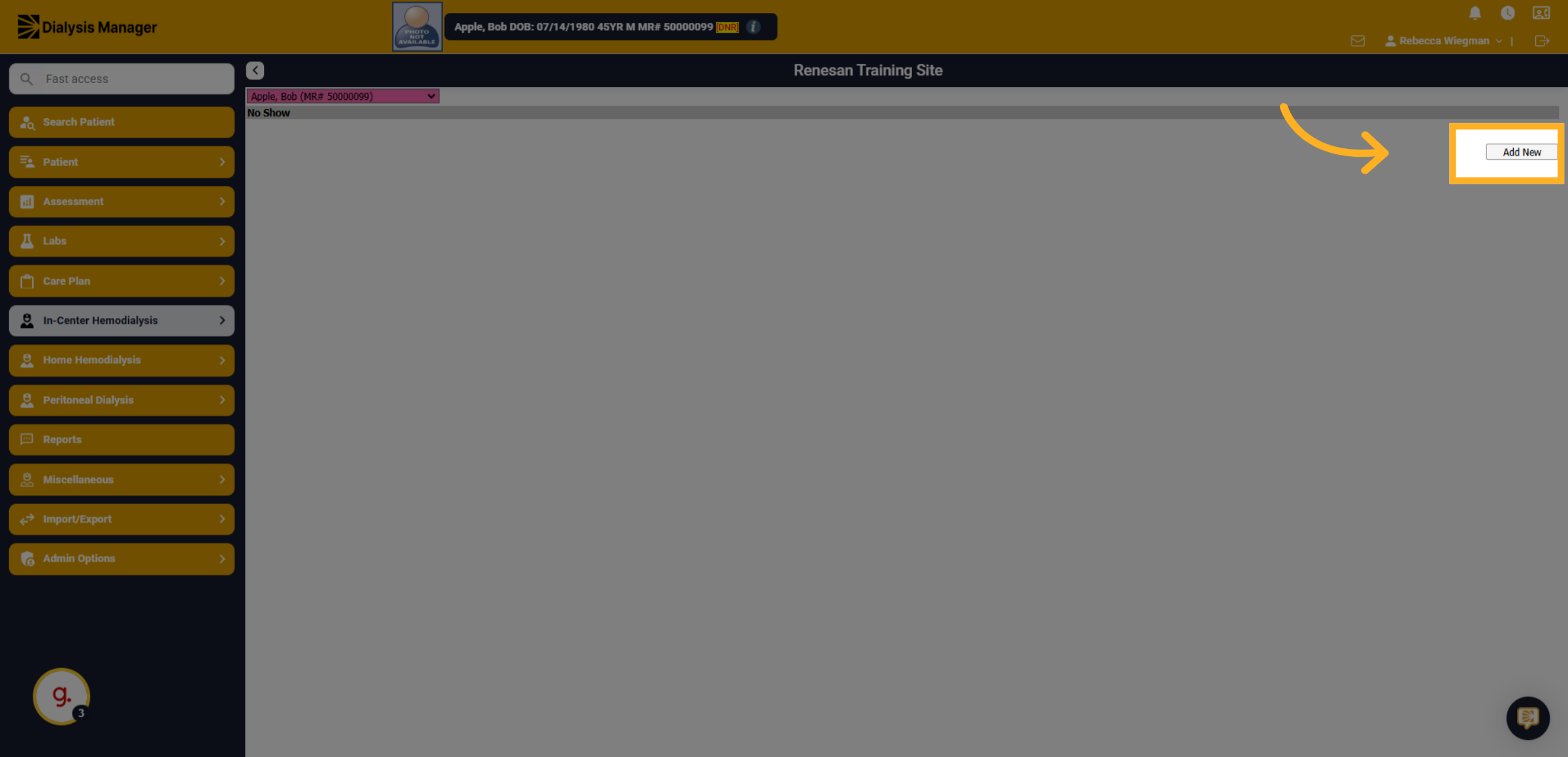 Click 'Add New'