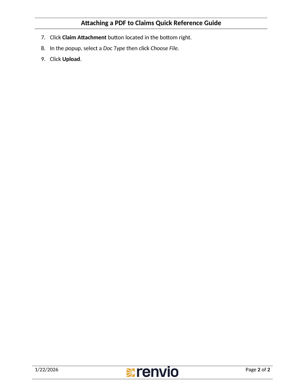 Attaching a PDF to Claims