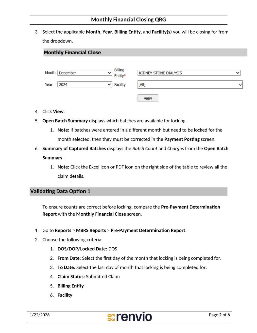 Completing the Monthly Financial Close