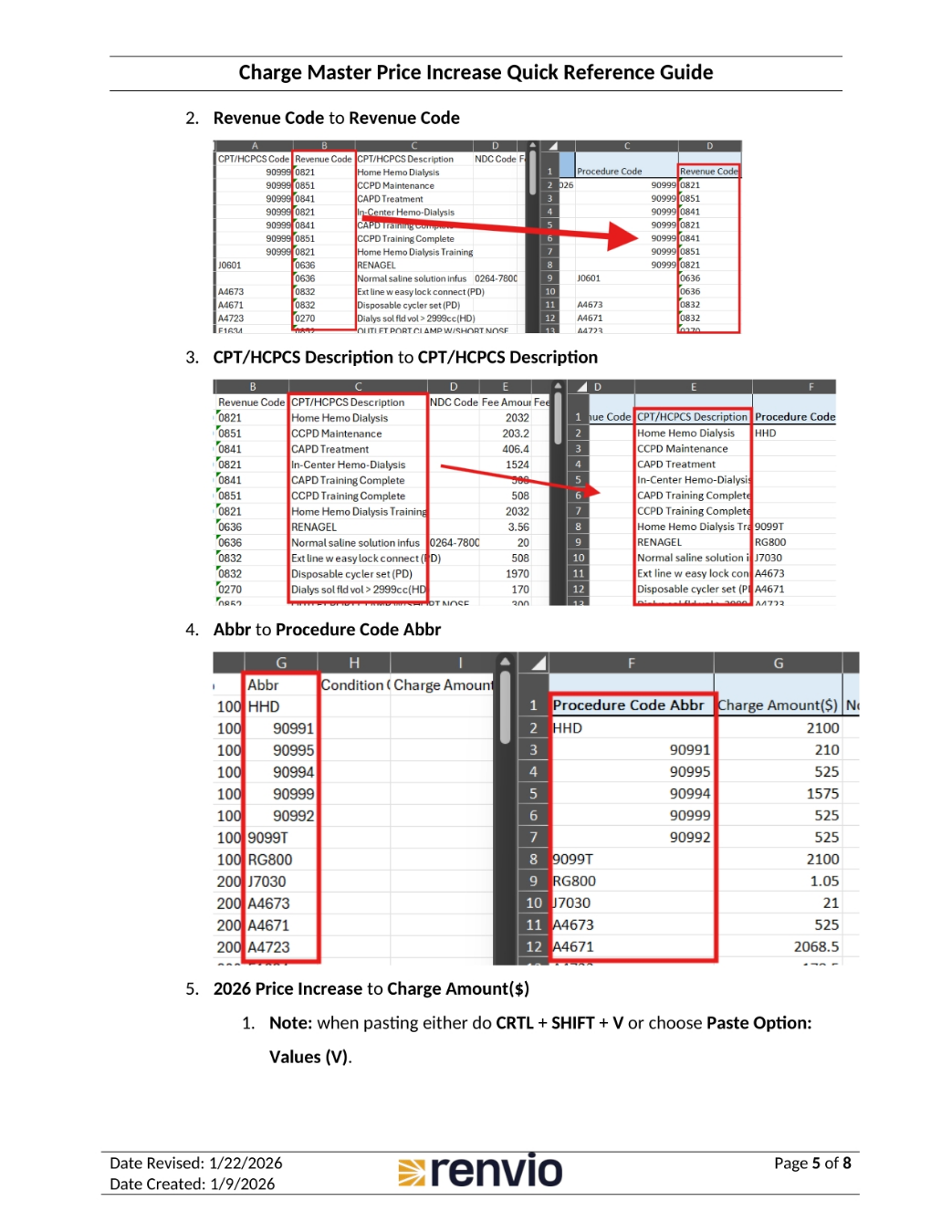 Mapping Data Fields