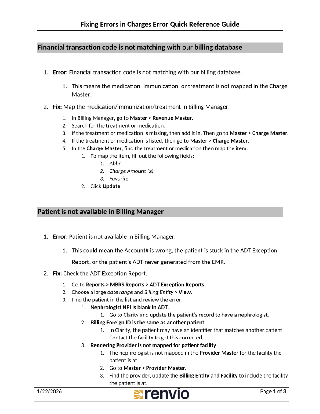 Financial Transaction Code Error