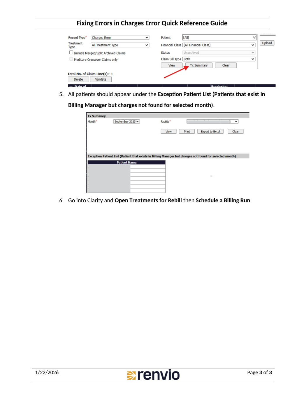 Payer and Financial Transaction Errors